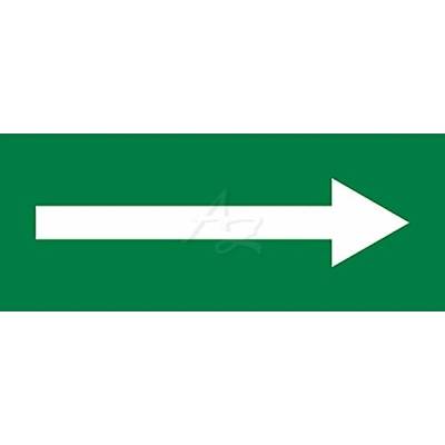 informační samolepka, "ŠIPKA K HLAVNÍMU UZÁVĚRU", 200x80mm