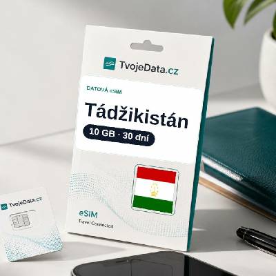 eSIM Tádžikistán 10 GB / 29 dní
