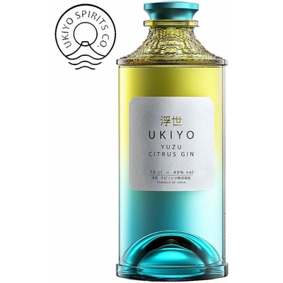 Ukiyo Japanese Yuzu Gin 40% 0,7 l (holá láhev)