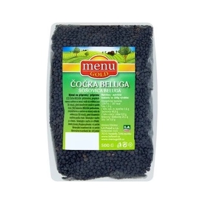 Menu Gold Čočka černá Beluga 0,5 kg