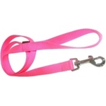 Pet Interest Single Layer Leash M - Едноцветен повод за кучета, 2, 0*120 см. - фосфорно розов