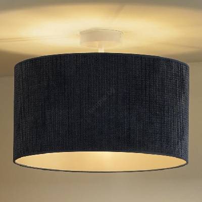 - Полилей за повърхностен монтаж CORDUROY 1xE27/15W/230V Ø 40 см тъмносин (DU604871)