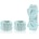 EcoTools Cleansing Headband & Wristband Set комплект за премахване на грим и спа лента за глава