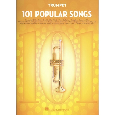 101 Popular Songs for Trumpet trumpeta trubka