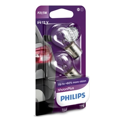Philips Крушка philips p21/5w, 12v, 5/21w, 2 бр