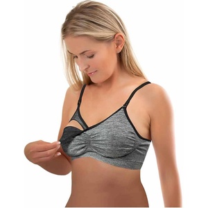 Babyono Сутиен за бременни и майки Babyono - 80-85 E, сив (5901435408674)