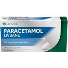 Paracetamol LIVSANE 500 mg filmom obalené tablety tbl.flm. 20 x 500 mg