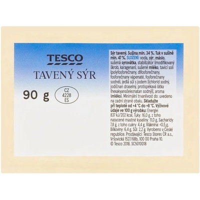 Tesco Tavený sýr 90 g