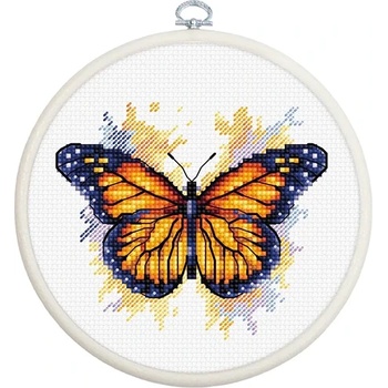 Luca-S Пеперуда Монарх - гоблен по схема bc102