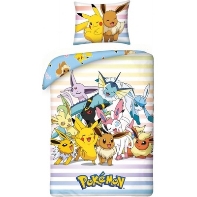 Halantex Obliečky Pokémon POK-322BL 140x200 70x90