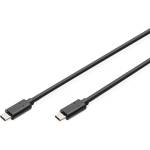 ASSMANN AK-300138-030-S : : Кабел USB 2.0 Type C-C, High Speed, 5V-3A 15W, 480MB, черен, 3.0 м (AK-300138-030-S)