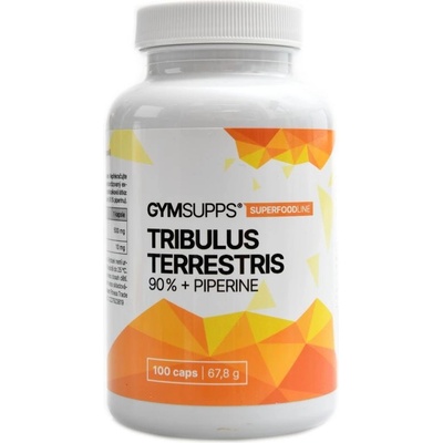 GymSupps Tribulus Terrestris 90% + Piperine 100 kapslí