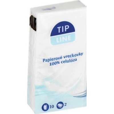 Tip Line papierové vreckovky 2-vrstvové 1 ks