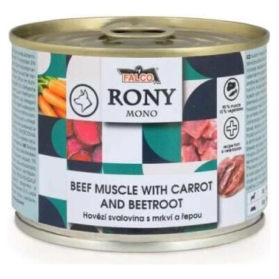 Rony Mono hovězí svalovina s mrkví a řepou 200 g