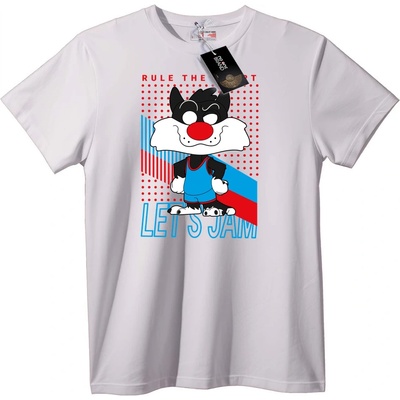 NOONEBRAND Тениска Да Свирим Вълк - 7XL, White