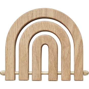 OYOY Rainbow Подложка за горещи съдове, 13 x 11 см, дърво (L301124)