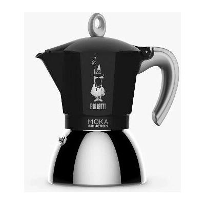 Bialetti Moka Induction 4 šálky čierná 160 ml