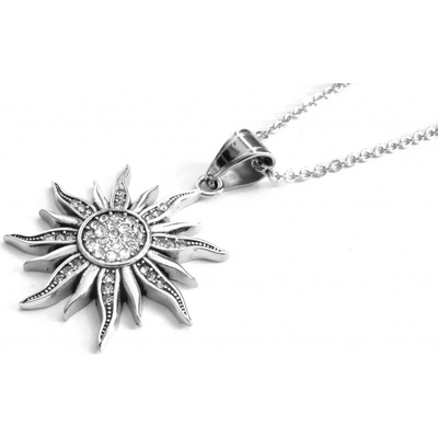 Steel Jewelry Náhrdelník slunce z chirurgické oceli NH140132