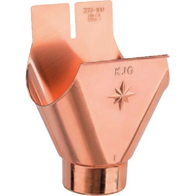 KJG Kotlík žľabový 250 mm Ø 80 mm meď
