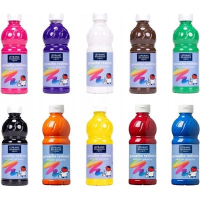 BARVA TEMPEROVÝCH BAREV NA PLAKÁTY 10 Ks x 0,5 l efektivní Lefranc & Bourgeois