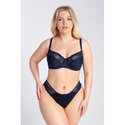Gatta Bodywear Сутиен с полуподплатени чашки в тъмносин цвят molly eh-69426-navy - Тъмносин, размер 70e