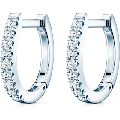 SAVICKI Обеци Share Your Love: бяло злато, диаманти