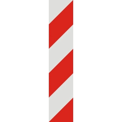 Výstražná samolepka L + P 490 x 170 mm sada
