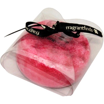 Fragrant Jubilation Glycerinové mýdlo masážní s houbou naplněnou vůní parfému Calvin Klein Euphoria for Woman v barvě červené 200 g