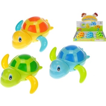 Mikro Trading Želvička plavající 12 cm na natažení modrá