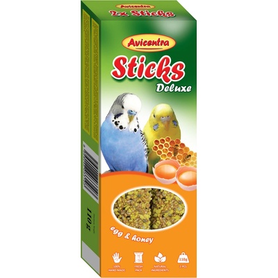 Avicentra Sticks tyčinky vaječné medové pro andulky 110 g – Zboží Dáma