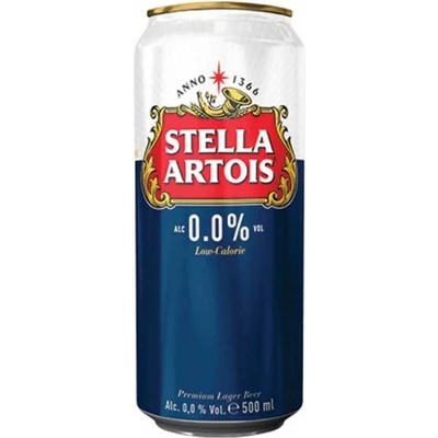 Stella Artios Бира Stella Artois безалкохолна 500мл. кен