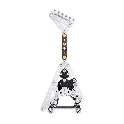 MetalCraft Метален конструктор MetalCraft, Мини китара JS, бяла (M3211-W)
