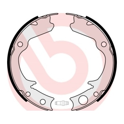 Sada brzd. čeľustí parkov. brzdy BREMBO S 78 508