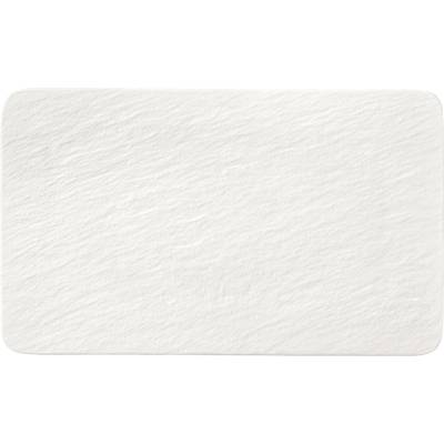 Villeroy&Boch Manufacture Rock Blanc servírovací talíř 28x17cm