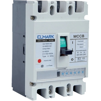 ELMARK Mccb ds1 max-400e/3300 4p 400a С РЕГУЛИРОВКА НА ОБ (444940mh)