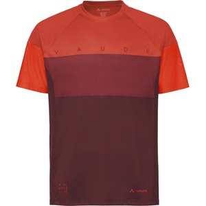 Vaude Мъжка фланелка с къс ръкав за колоездене Vaude Moab T-Shirt VI Sport shirt - Glowing Red / Black - размер XXL (016-8202-2015)
