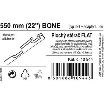 Compass Flat Bulk 550 mm 10944