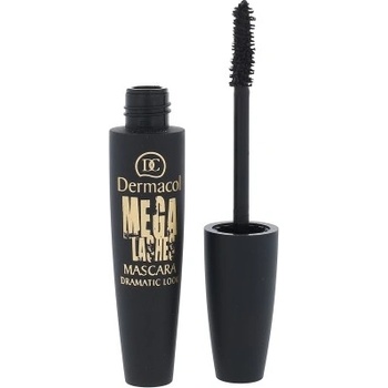Dermacol Mega Lashes Super Volume riasenka Black 13 ml