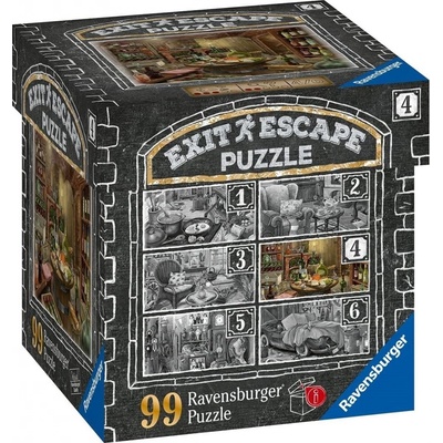 RAVENSBURGER Únikové EXIT Strašidelné sídlo 4: Ve vinném sklípku 99 dílků