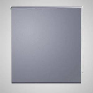 vidaXL Затъмняваща ролетна щора 164, 4x175 см, ширина на плат 160 см, сива (240142)