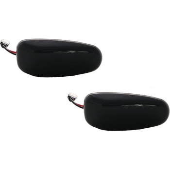 Диодни мигачи за калник за Mercedes W140, W202, W208, W210, Vito, Sprinter (1995-2002) - опушени с бягащ мигач (SA079D)