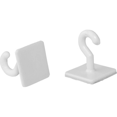 Party Deco Самозалепващи Пластмасови Кукички, до 1КГ - (1 пакет / 2 бр. )