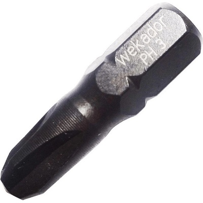 ASW Накрайник бит PH Philips кръстат ударен и торсионен Wekador - PH 3, 25 mm, 1/4 inch (1000035999)