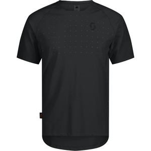 Scott Мъжка фланелка с къс ръкав за колоездене Scott Tee Trail Vertic Pro S/S Cycling jersey - Black - размер XL (056-3349-0415)