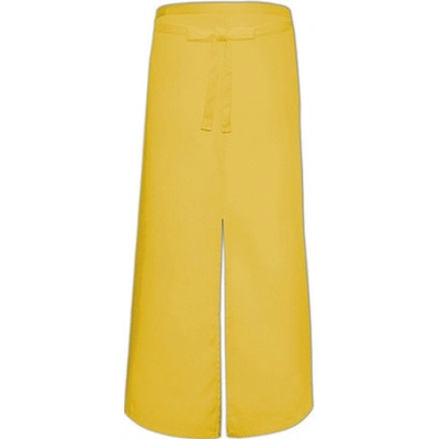 Link Kitchen Wear Bistro zástera s rázporkom X962 Yellow 100 x 100 cm