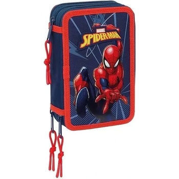 SAFTA Несесер с три ципа safta spider-man, 37 части