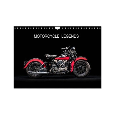 Motorcycle Legends Wall DIN A4 landscape CALVENDO 12 Month Wall 2025