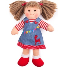 Bigjigs Toys Látková Hattie 28 cm