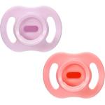 Tommee Tippee Ортодонтични залъгалки Tommee Tippee Ultra Light Stay Put, 0-6м, розова/лилава (Ultra Light Stay Put)