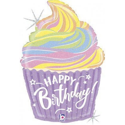 Grabo HB pastel cupcake 27" 69 cm fóliový balónik nafukovací